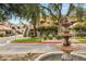 Ornate fountain in front of building entrance at 1211 N Miller Rd # 201, Scottsdale, AZ 85257