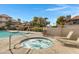 Relaxing hot tub with plenty of space for lounging at 1211 N Miller Rd # 201, Scottsdale, AZ 85257