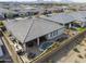 Single-story home with a backyard pool and patio at 1238 W Silver Creek Ln, San Tan Valley, AZ 85140