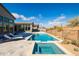 Luxury backyard oasis with a sparkling pool and spa at 13238 E Ranch Gate Rd, Scottsdale, AZ 85255