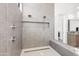 Large walk-in shower with dual shower heads at 13238 E Ranch Gate Rd, Scottsdale, AZ 85255