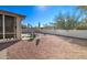 Large backyard with gravel and a patio area at 14228 N Yerba Buena Way, Fountain Hills, AZ 85268