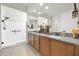 Elegant bathroom with double vanity and large walk-in shower at 18961 N 264Th Ave, Buckeye, AZ 85396