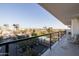 Balcony with city views and seating area at 2323 N Central Ave # 504, Phoenix, AZ 85004