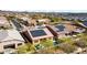 Property with solar panels and pool, viewed from above at 23776 N 167Th Ln, Surprise, AZ 85387