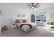 Secondary bedroom with window overlooking backyard at 4752 S Orbit Ave, Mesa, AZ 85212