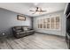 Relaxing living room with large window and recessed lighting at 5766 W Brown St, Glendale, AZ 85302