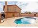 Inviting pool with patio and view of two story home at 5766 W Brown St, Glendale, AZ 85302