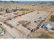 Aerial view of property showing house and large lot at 6210 N Poplar St, Maricopa, AZ 85139