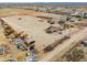 Aerial view of property showing house and expansive lot with property boundaries at 6210 N Poplar St, Maricopa, AZ 85139