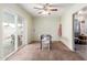 Bright dining area with table and chairs, sliding door access to backyard at 6252 E Billings St, Mesa, AZ 85205