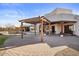 Spacious patio with pergola and brick paving at 6469 S Alameda Rd, Gold Canyon, AZ 85118