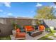 Relaxing patio with seating area and fire pit at 7363 E Casitas Del Rio Dr, Scottsdale, AZ 85255