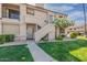 Inviting condo entrance with landscaping and stairs at 9708 E Via Linda -- # 2313, Scottsdale, AZ 85258