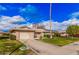 House exterior with driveway and landscaping, street view at 9920 W Shasta Dr, Sun City, AZ 85351