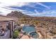 Luxury home with a pool, spa, and expansive desert landscape at 10473 E Greythorn Dr, Scottsdale, AZ 85262