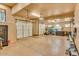 Spacious three-car garage with built-in storage at 10473 E Greythorn Dr, Scottsdale, AZ 85262