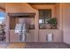 Stainless steel outdoor grill and prep area at 10473 E Greythorn Dr, Scottsdale, AZ 85262