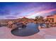 Expansive pool and spa with scenic mountain views at 10473 E Greythorn Dr, Scottsdale, AZ 85262