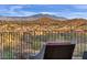 Scenic mountain view from home's patio, overlooking community at 10473 E Greythorn Dr, Scottsdale, AZ 85262