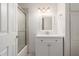 Simple bathroom with shower/tub and vanity with storage at 10662 N 33Rd Pl, Phoenix, AZ 85028