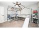 Attractive bedroom with built-in bunk beds and slide at 10789 W Yearling Rd, Peoria, AZ 85383
