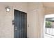 Condo building entry with secure door and intercom at 10828 N Biltmore Dr # 110, Phoenix, AZ 85029