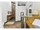 Spa-like bathroom with walk-in shower and bench seating at 13026 N 12Th Ave, Phoenix, AZ 85029