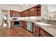 Spacious kitchen with stainless steel appliances and ample counter space at 14949 W Robson Cir, Goodyear, AZ 85395