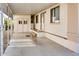 Covered patio with exterior storage and access to home at 17200 W Bell Rd # 1581, Surprise, AZ 85374