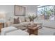 Living room with comfortable seating and large window at 17574 W Cardinal Dr, Goodyear, AZ 85338