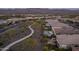 Aerial community view showing a home with a pool at 17848 E Stocking Trl, Rio Verde, AZ 85263