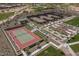Community tennis and bocce ball courts at 17848 E Stocking Trl, Rio Verde, AZ 85263