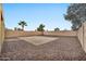 Backyard with gravel and a small patio area at 18963 N Vemto St, Maricopa, AZ 85138
