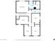 Two-story floor plan with bedrooms and multiple baths at 18963 N Vemto St, Maricopa, AZ 85138