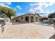 Resort-style pool and spa with expansive patio at 19910 N 84Th St, Scottsdale, AZ 85255