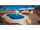 Inviting backyard pool with plenty of room to relax at 2331 W Onza Ave, Mesa, AZ 85202
