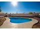 Inviting kidney-shaped pool, perfect for relaxation at 2331 W Onza Ave, Mesa, AZ 85202