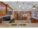 Spacious kitchen with granite countertops and modern wood cabinets at 23404 N 45Th Ave, Glendale, AZ 85310