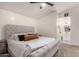 Spacious main bedroom with king-size bed and ensuite bathroom at 25700 W St James Ave, Buckeye, AZ 85326