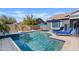 Refreshing pool and spa with ample patio space for relaxation at 2683 E Indigo Pl, Chandler, AZ 85286