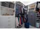 Large walk-in closet with ample shelving and hanging space at 2683 E Indigo Pl, Chandler, AZ 85286