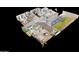 3D model showcasing home's layout and backyard at 3714 E Amelia Ave, Phoenix, AZ 85018