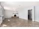 Living room featuring a brick fireplace and tile flooring at 4511 W Sandra Ter, Glendale, AZ 85306