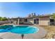 Enjoy this beautiful backyard pool and patio area at 4511 W Sandra Ter, Glendale, AZ 85306