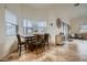 Breakfast nook with scenic views and comfortable seating for four at 4590 S Gold Canyon Dr, Gold Canyon, AZ 85118