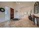 Bright and spacious entryway with high ceilings and a decorative rug at 4590 S Gold Canyon Dr, Gold Canyon, AZ 85118