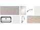 Modern kitchen features; quartz countertop, white cabinets, and wood-look floors at 46905 W Old Timer Rd, Maricopa, AZ 85139