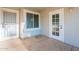 Front entry with a security door and white double doors at 4914 E Lake Point Cir, Phoenix, AZ 85044