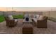 Patio furniture on a brick paver patio at 4928 W Capistrano Ave, Laveen, AZ 85339
